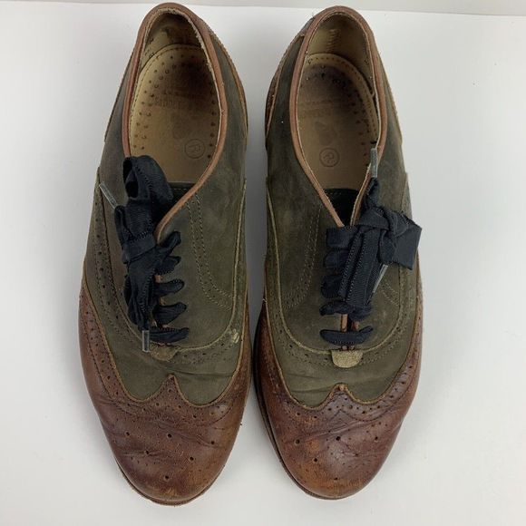 Saddles and Bugs Wingtip Shoes Mens 8M Bass Brown Lace Up Casual - Picture 6 of 8